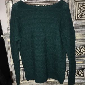Talbots Petites Green Sweater
